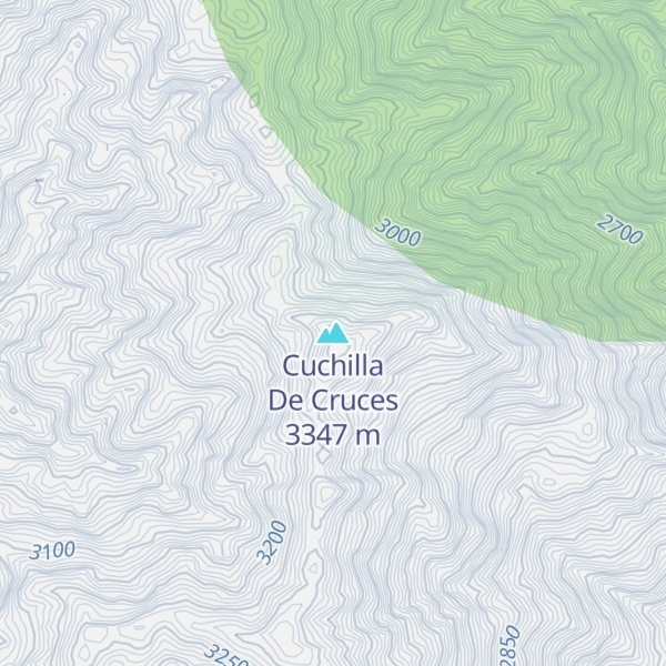 Map of Cuchilla De Cruces