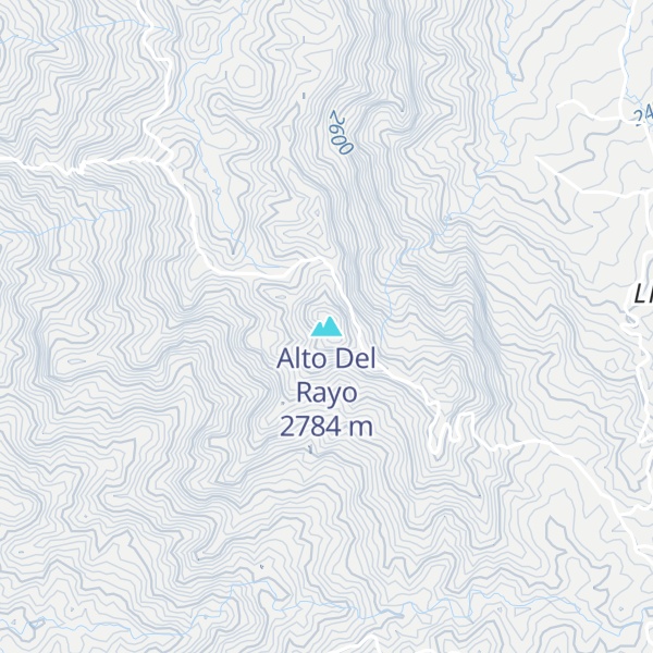 Map of Alto Del Rayo