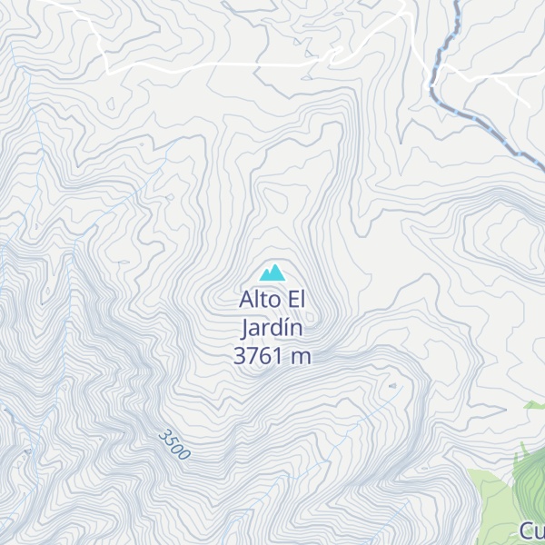Map of Alto El Jardín