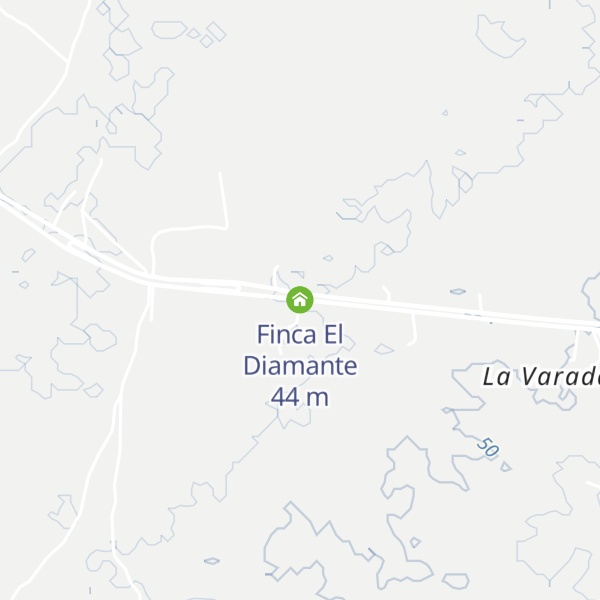 Map of Finca El Diamante
