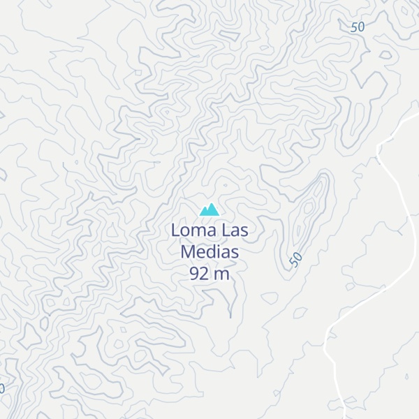 Map of Loma Las Medias