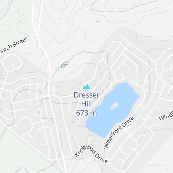 Map of Dresser Hill