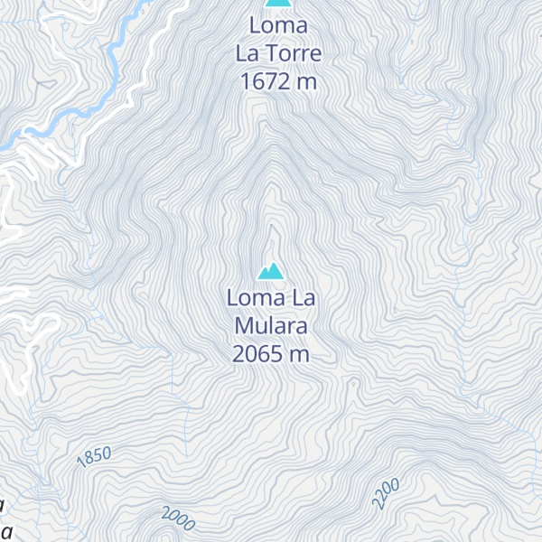 Map of Loma La Mulara