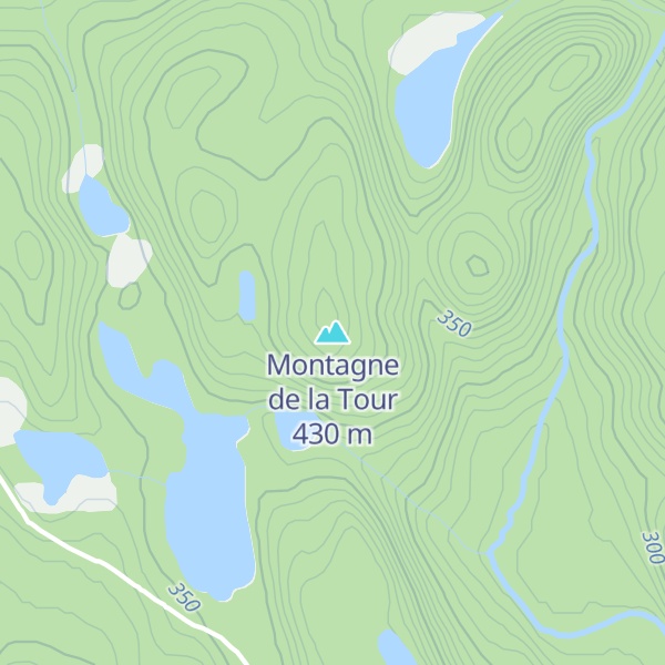 Map of Montagne de la Tour