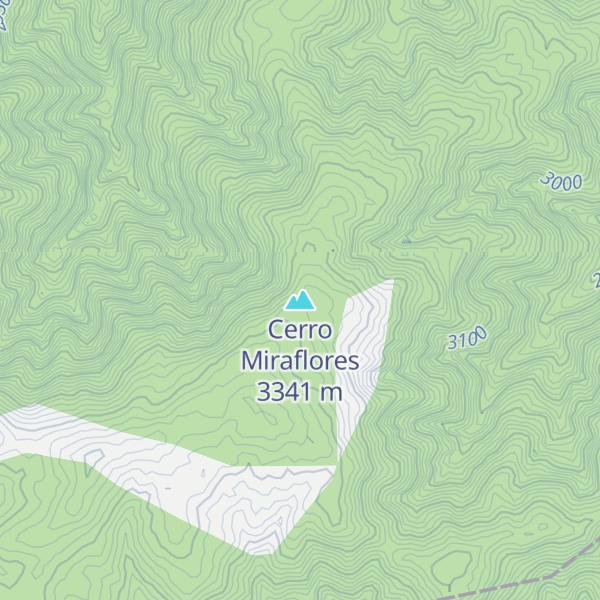 Map of Cerro Miraflores