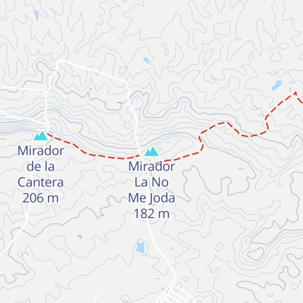 Map of Mirador La No Me Joda