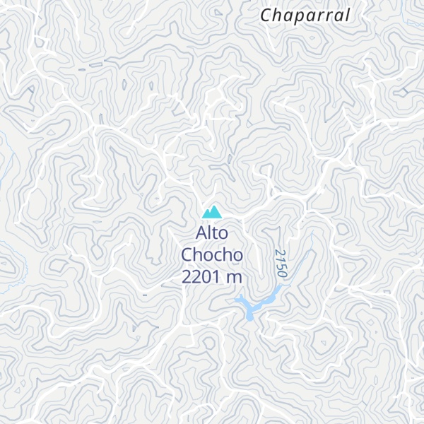 Map of Alto Chocho