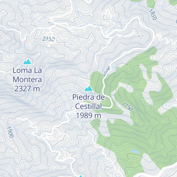 Map of Piedra de Cestillal