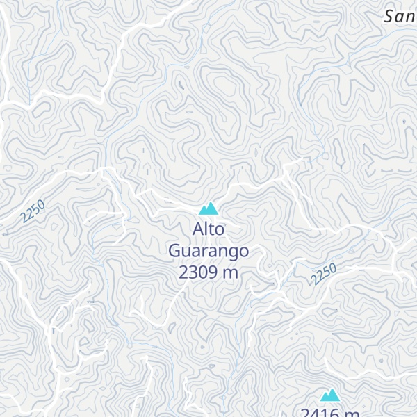 Map of Alto Guarango