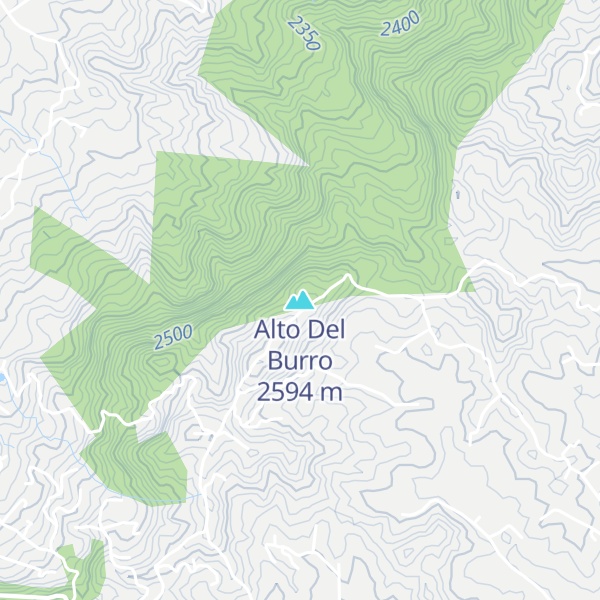 Map of Alto Del Burro