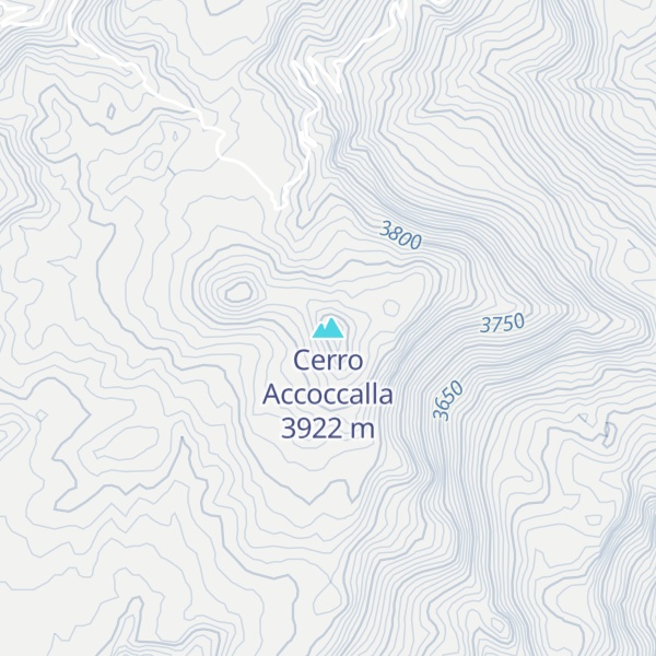 Map of Cerro Accoccalla