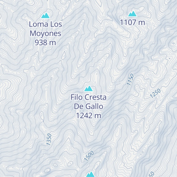 Map of Filo Cresta De Gallo