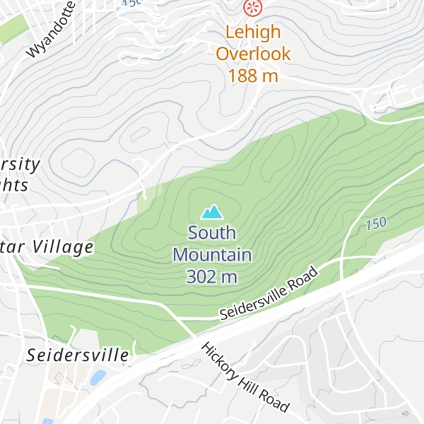 Map of South Mountain