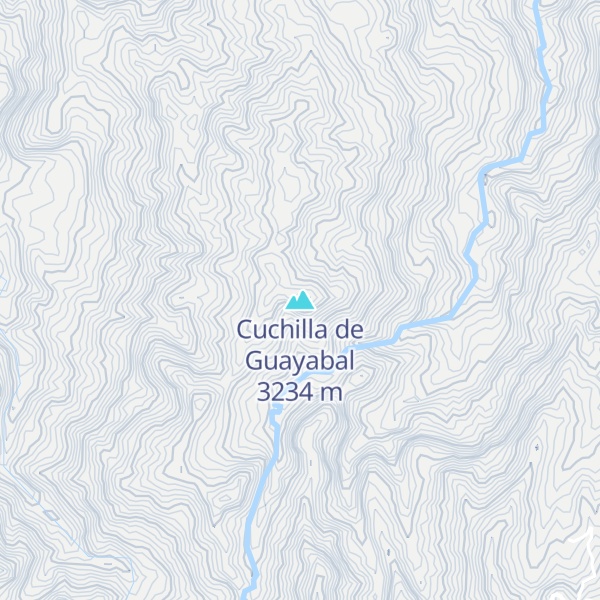 Map of Cuchilla de Guayabal