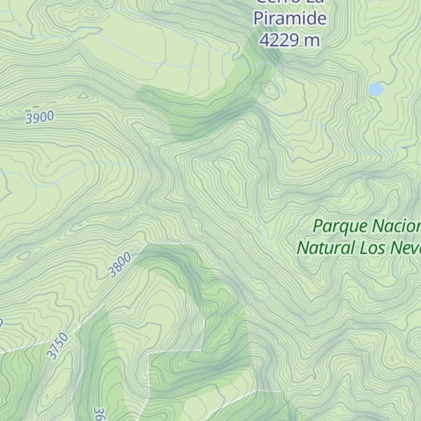 Map of Cerro El Silencio
