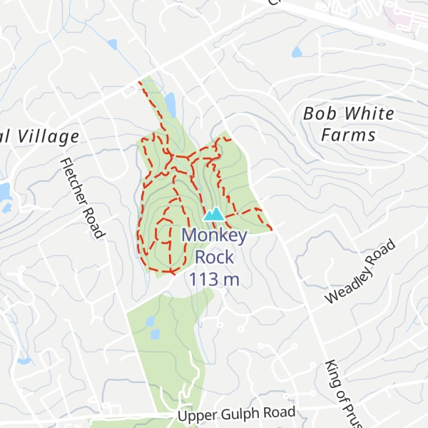 Map of Monkey Rock