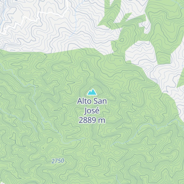 Map of Alto San José