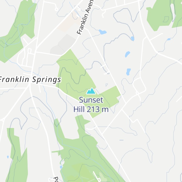 Map of Sunset Hill