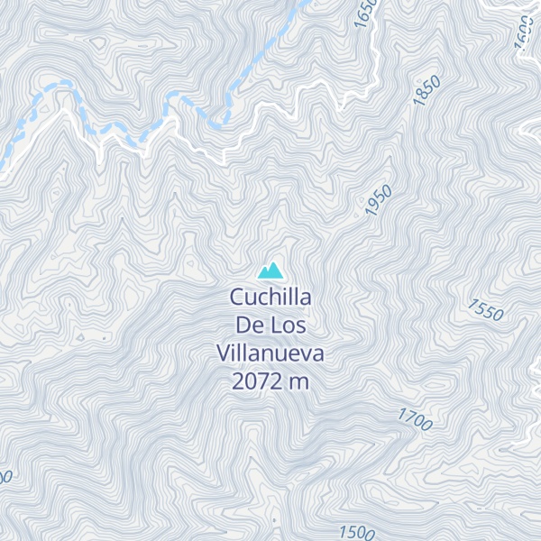Map of Cuchilla De Los Villanueva