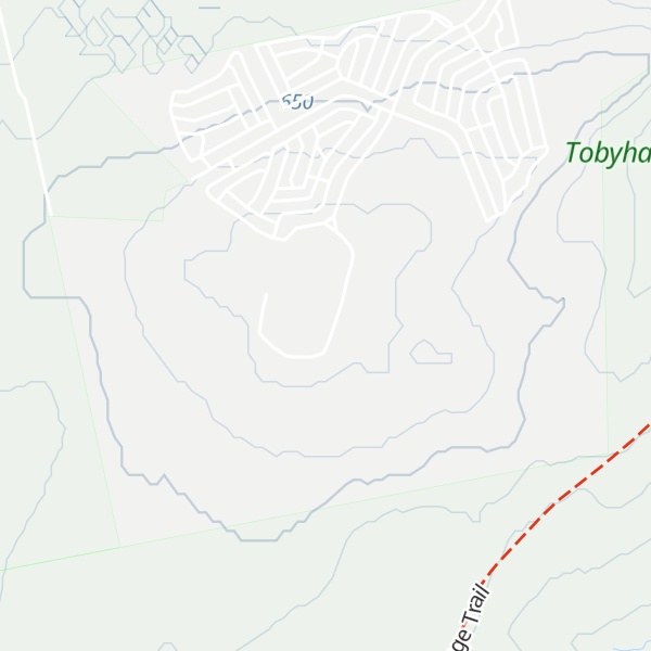 Map of Hardwood Ridge