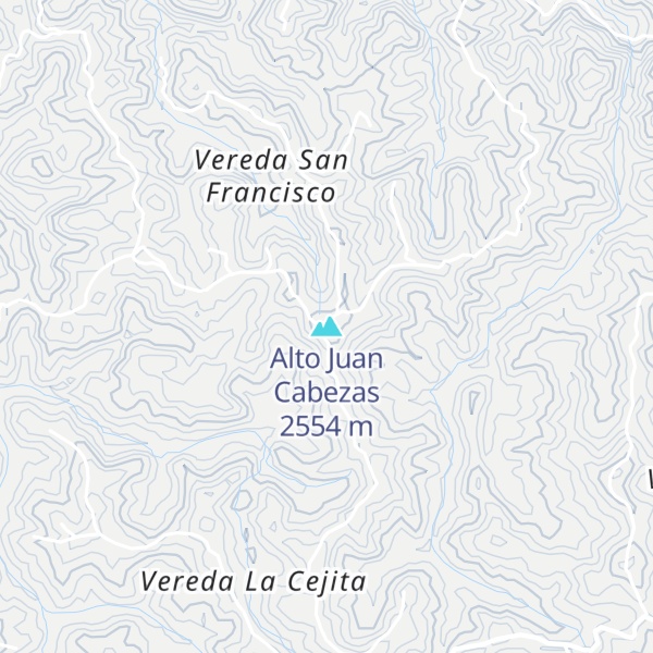 Map of Alto Juan Cabezas