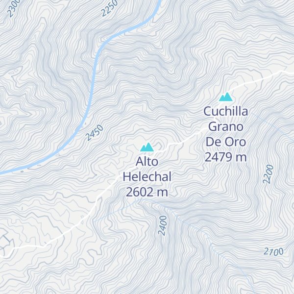 Map of Alto Helechal