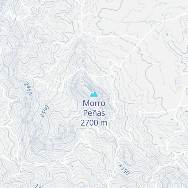 Map of Morro Peñas