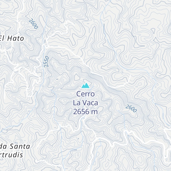 Map of Cerro La Vaca