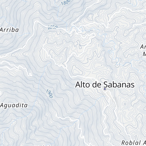 Map of Alto De Sabanas