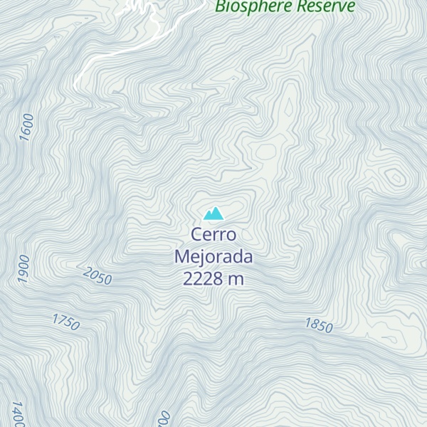 Map of Cerro Mejorada