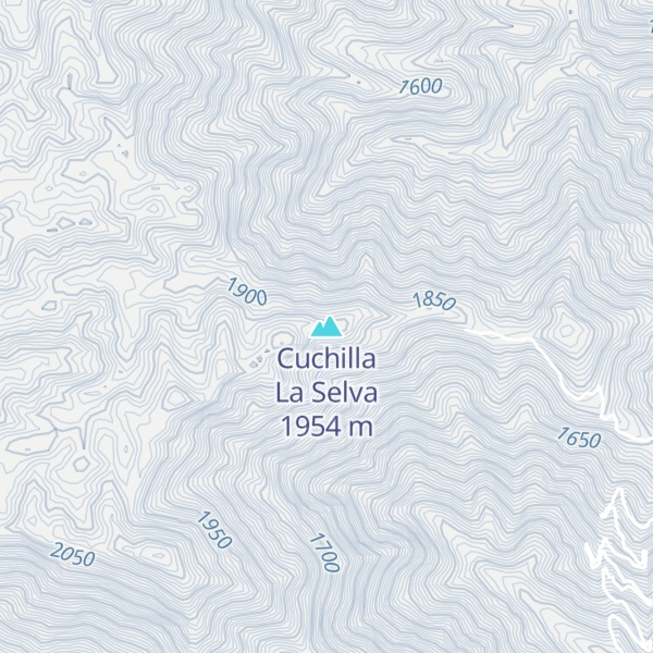 Map of Cuchilla La Selva