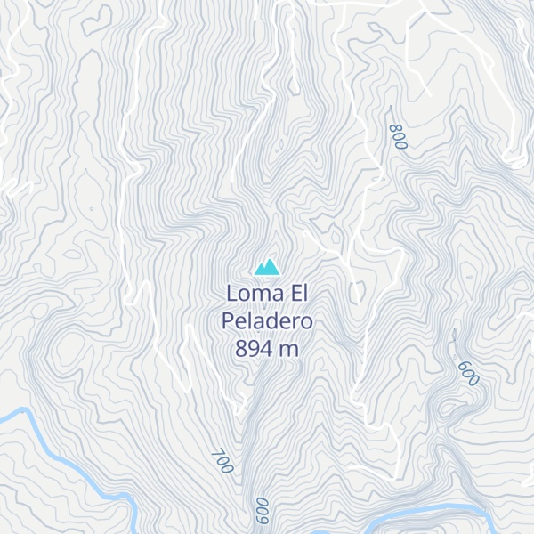 Map of Loma El Peladero