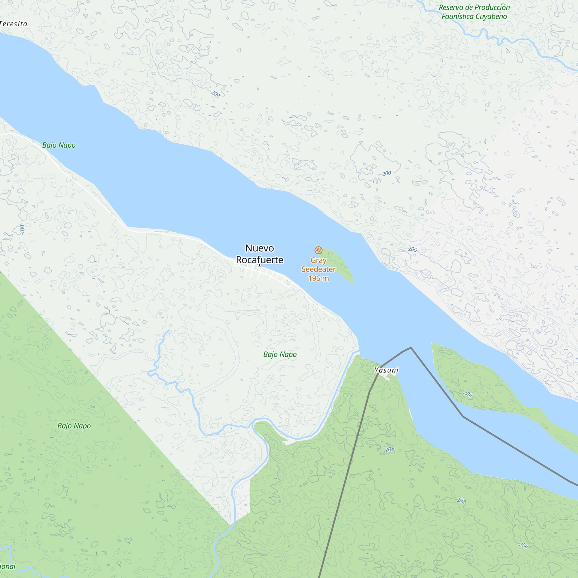 Cabaña Oropendola map