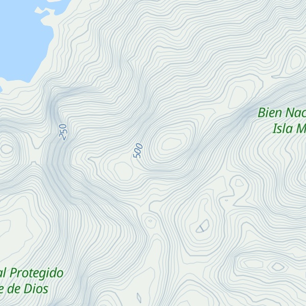 Map of Pico Abril