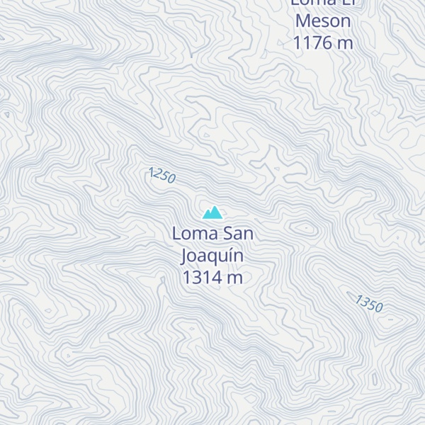 Map of Loma San Joaquín