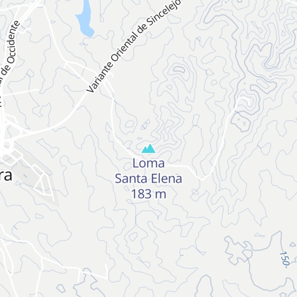 Map of Loma Santa Elena