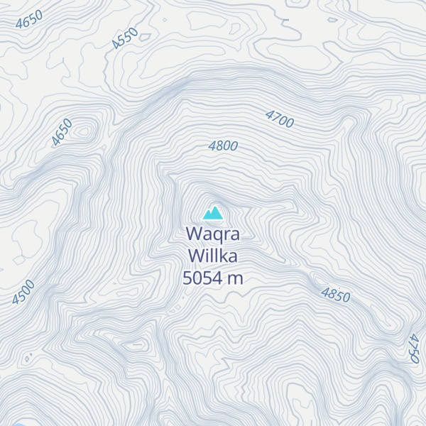 Map of Waqra Willka