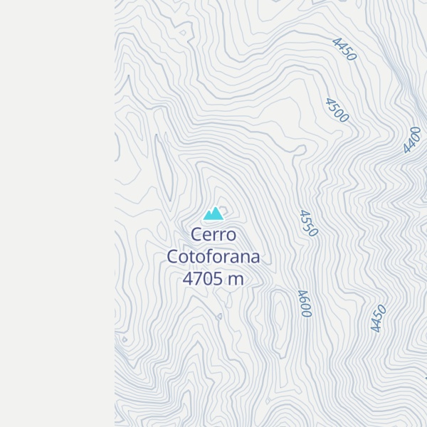 Map of Cerro Cotoforana