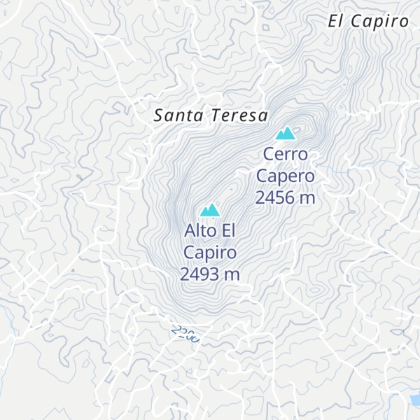 Map of Alto El Capiro