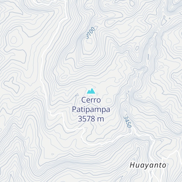 Map of Cerro Patipampa