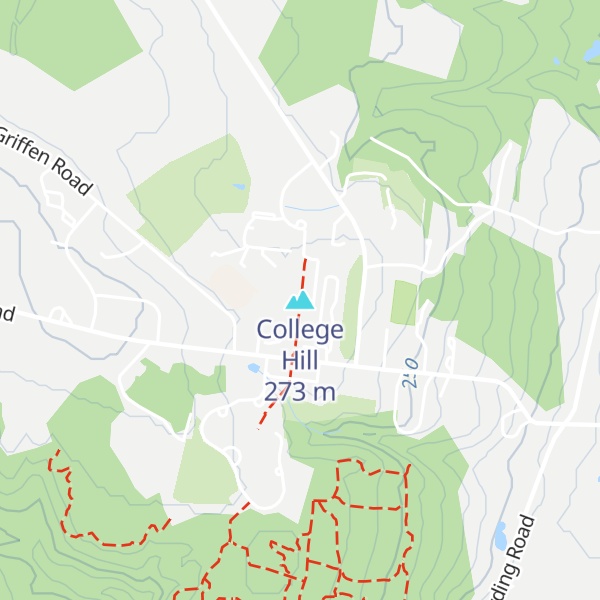 Map of College Hill