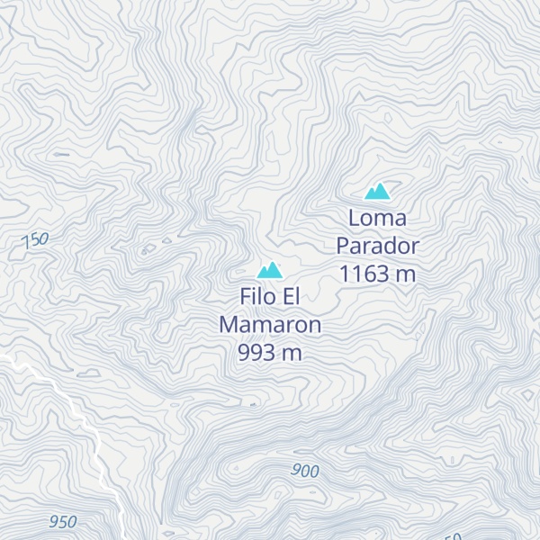 Map of Filo El Mamaron