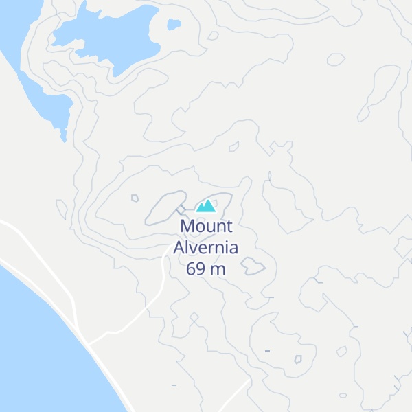 Map of Mount Alvernia