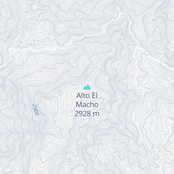 Map of Alto El Macho