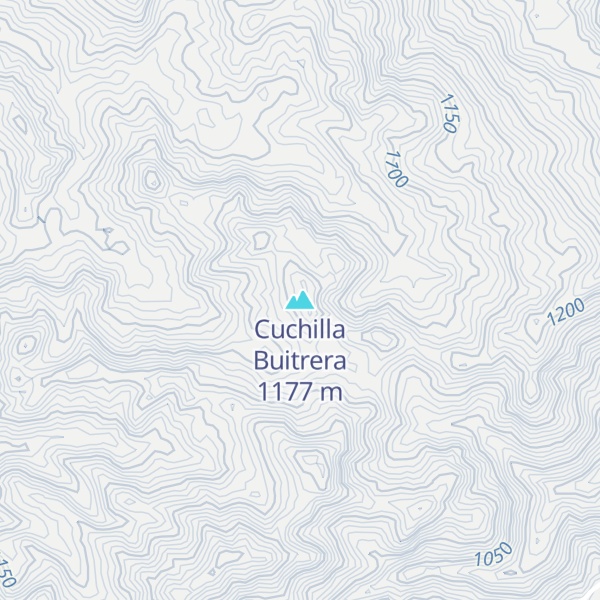 Map of Cuchilla Buitrera