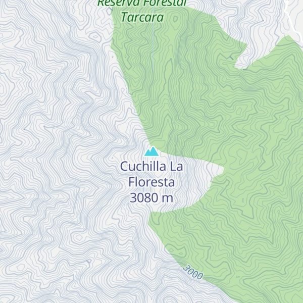 Map of Cuchilla La Floresta