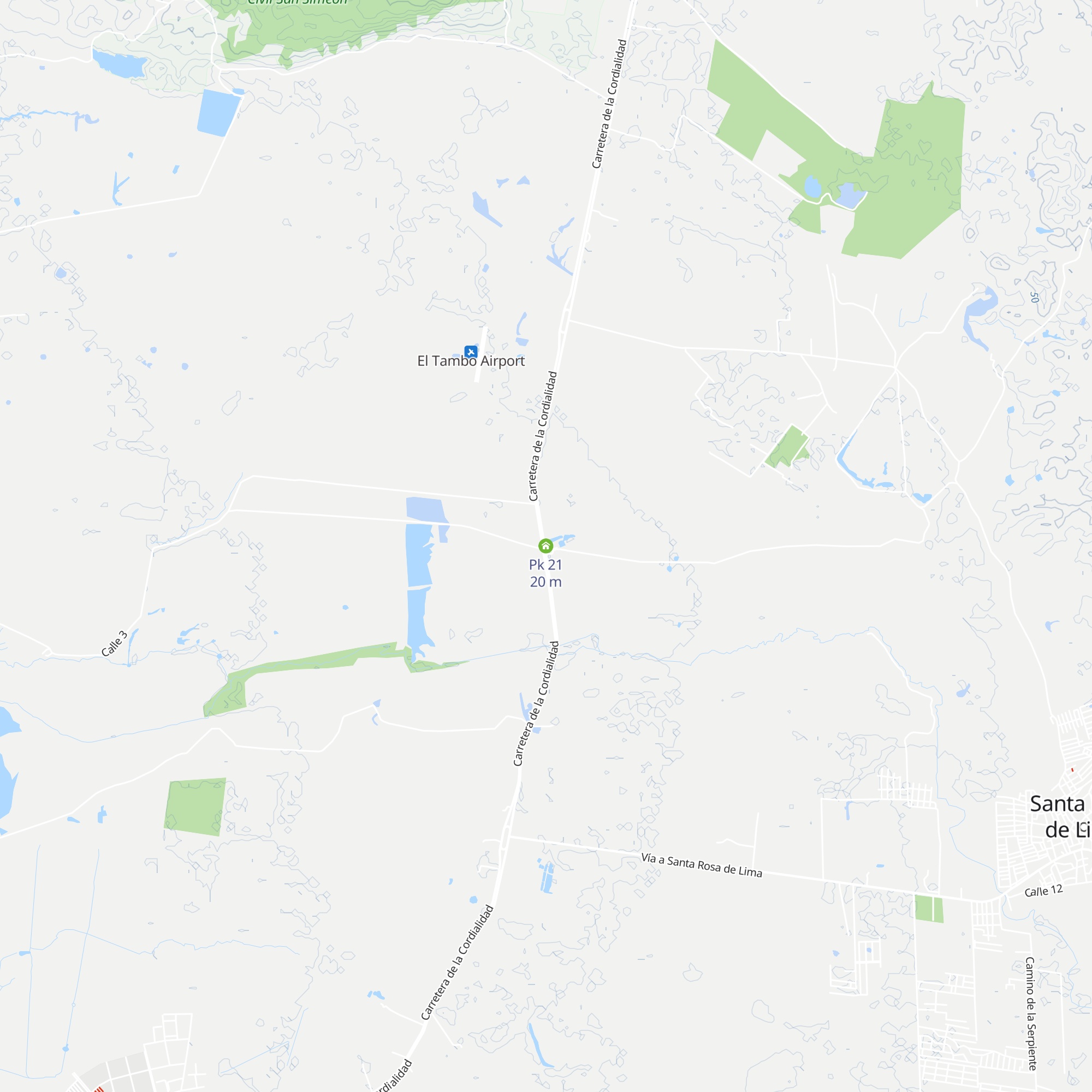 Pk 21 map