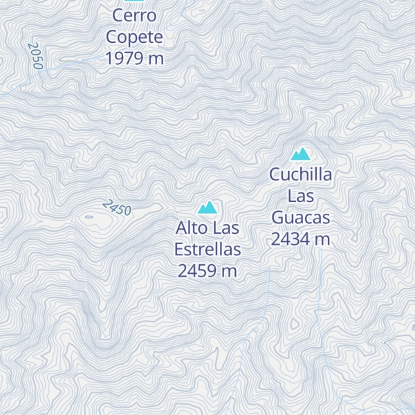 Map of Alto Las Estrellas