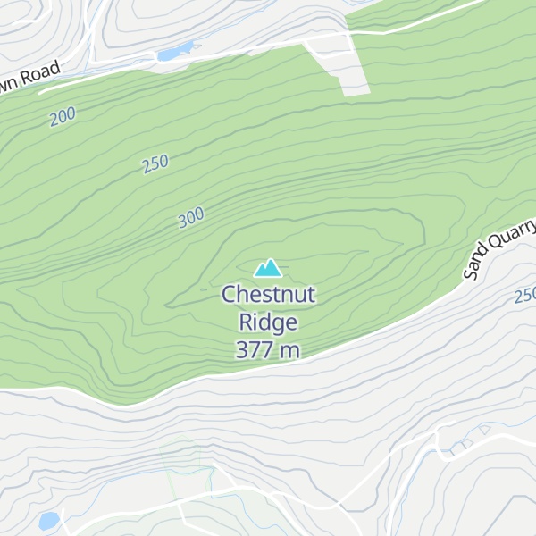 Map of Chestnut Ridge
