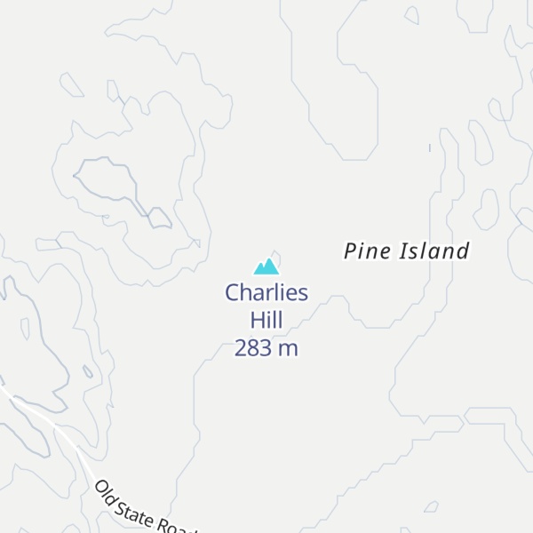 Map of Charlies Hill